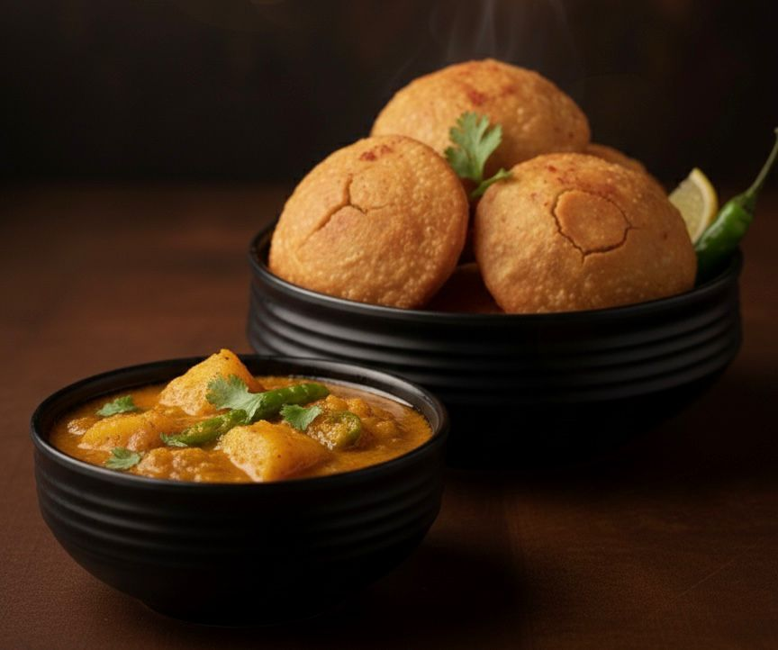 Kachori with Aloo Ki Subzi